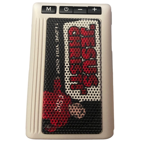 Bumpboxx retro Bluetooth pager Jesus Chris NEW limited edition with 6 stickers - Picture 2 of 4